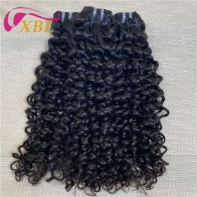 Single Donor Raw Indian Unprocessed Hair Vendors (Option: Jerry Curl-22Inches)