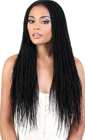 Braid Wig - 28 Inches Synthetic Hand Braided Wig For Black Women  Only Supports Self-pickup. (Option: 5391B)