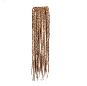 3S THREE STRAND Crochet Hair  Extensions Soft Synthetic Braiding Hair-Only Self Pickup (Color: Yellow)