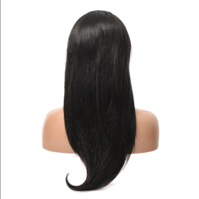 Black Female Front Wig Thin Invisible HD Lace Human Hair (Option: Black13x4-20inches)