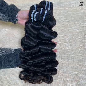 Single Donor Raw Indian Unprocessed Hair Vendors (Option: Loose Deep Wave-24Inches)