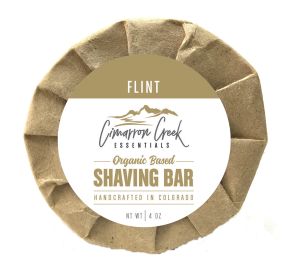 Flint Organic Shaving Bar Soap 3.2oz (Select Qty: 3 Bars)