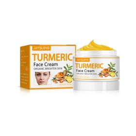 Jaysuing Turmeric Firming & Beautifying Cream Fades Wrinkles & Firms Face Brightens Skin Tone Anti-Aging Cream (Option: 1Pcs)