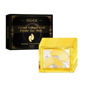 EELHOE Collagen Gold Eye Mask Firming Eye Patches For Dark Circles And Puffy Eyes (Option: 1Pcs)